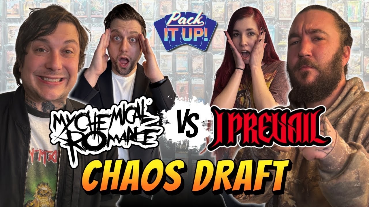Rockstars Play Magic: My Chemical Romance & I Prevail Chaos Draft w/ Every Pack Ever - Pack it Up