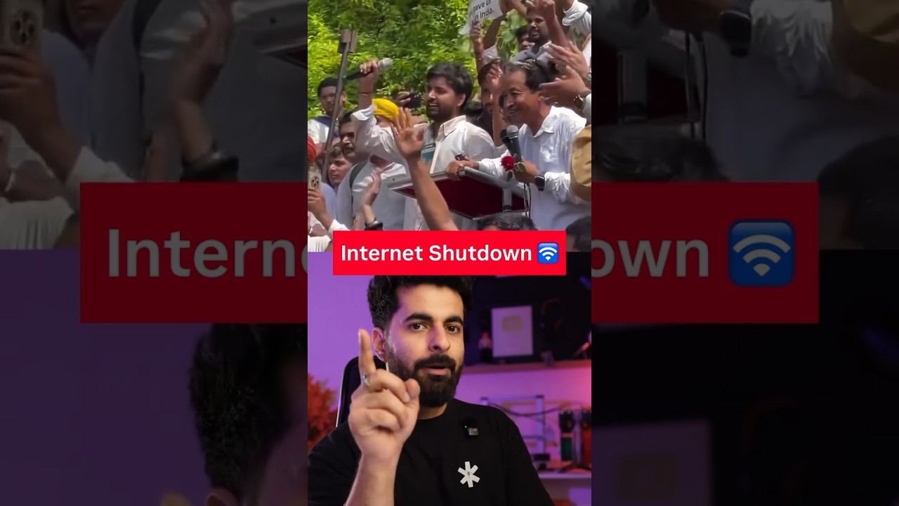 Internet shutdown in protest. Use Bluetooth chat app. Comment 