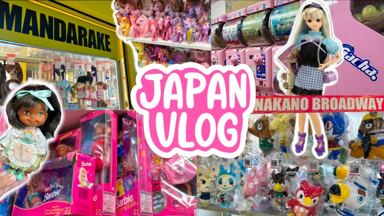 ПОШЛИ ПО ВИНТАЖНЫМ ИГРУШКАМ И АНИМАЛ-КРОССИНГУ В ТОКИО! Koenji, Nakano Broadway | Японский видеоб...