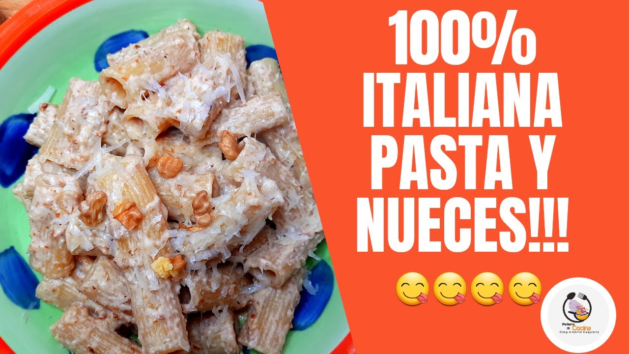 ESTA PASTA CON SALSA DE NUECES TE ENCANTARA! | Receta 100% Italiana