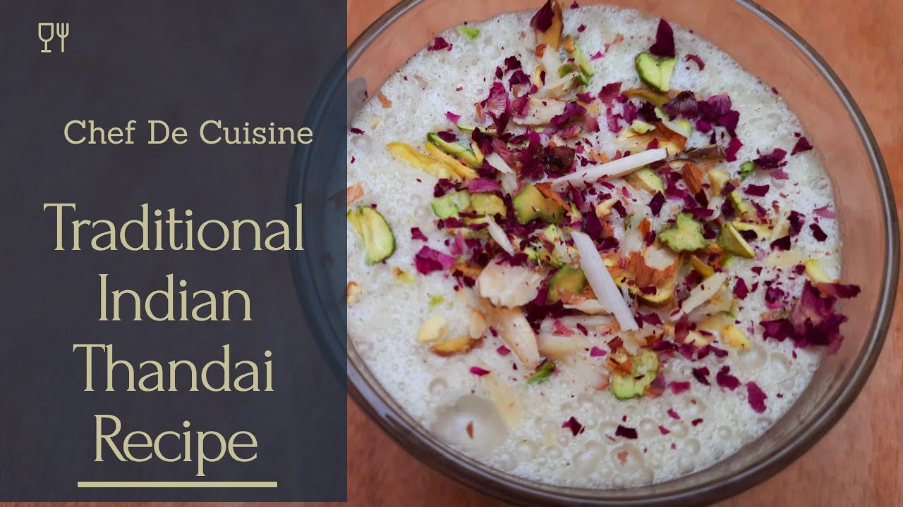 Traditional Indian Drink - Thandai | Refreshing & Healthy Drink Recipe | Holi special recipes