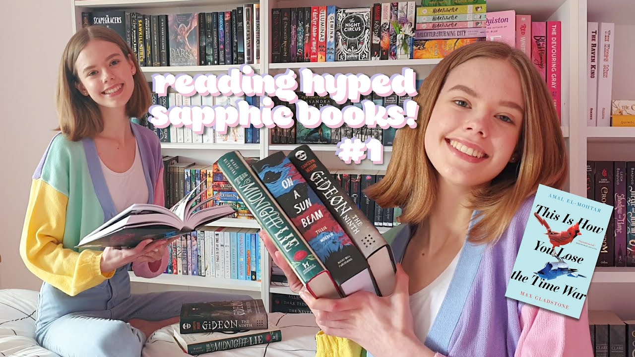 reading hyped sapphic books #1 | an unboxing, intimidating books + new faves!