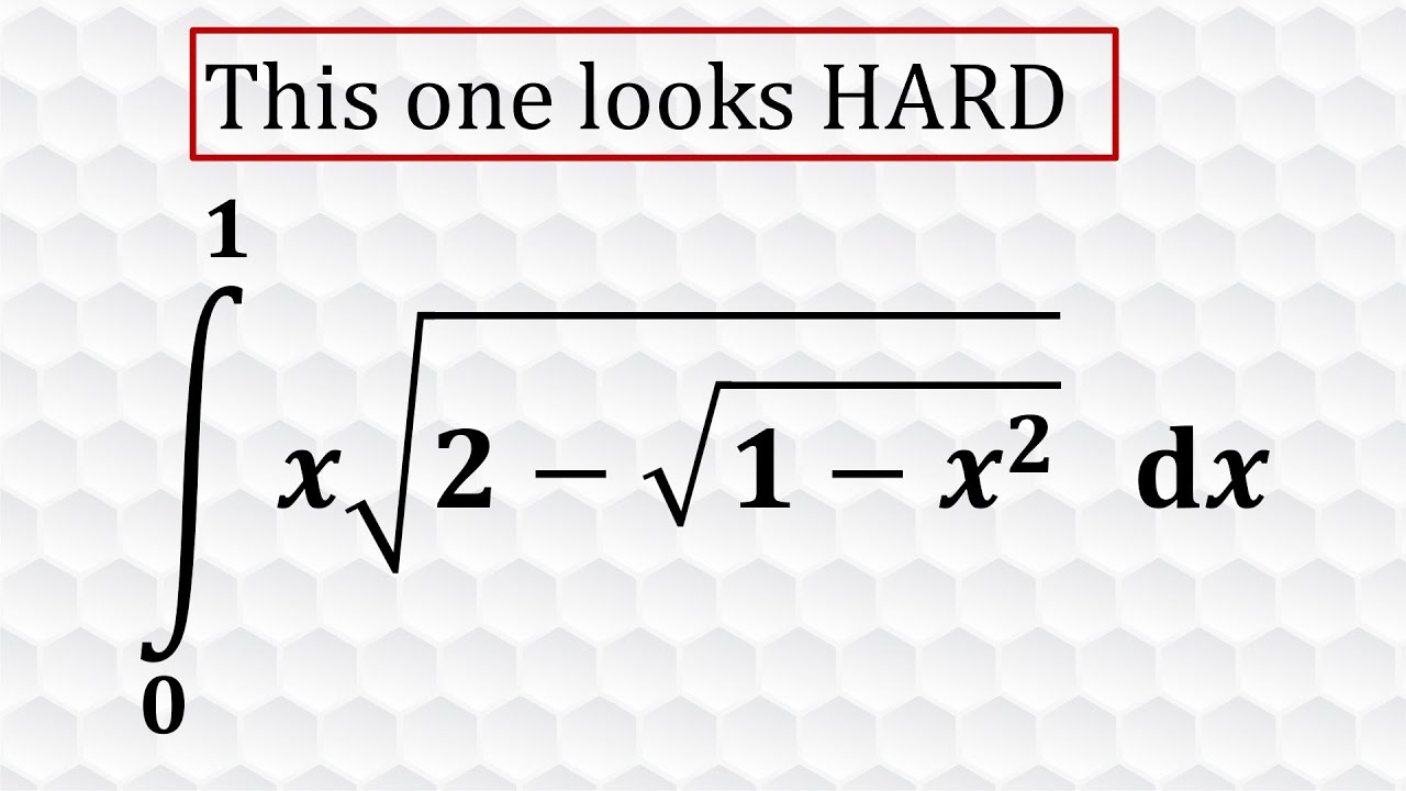 Integration - Change of Variable