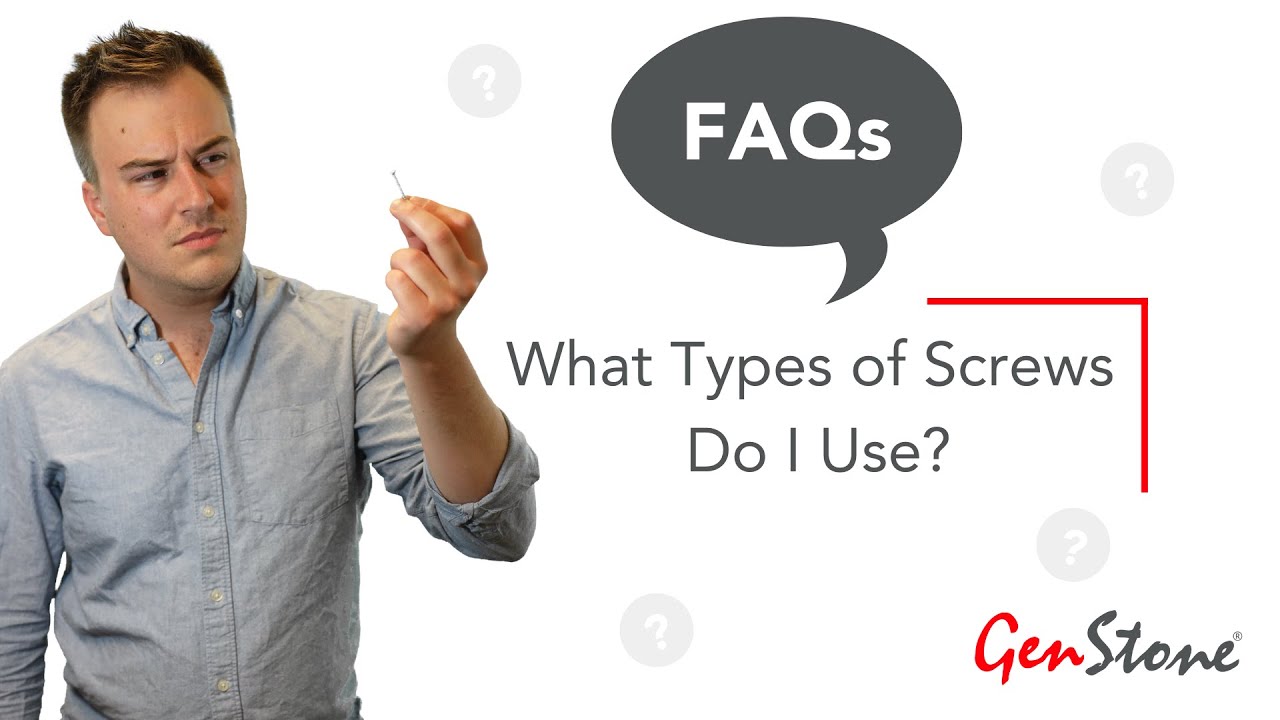 What Types of Screws Should I Use?