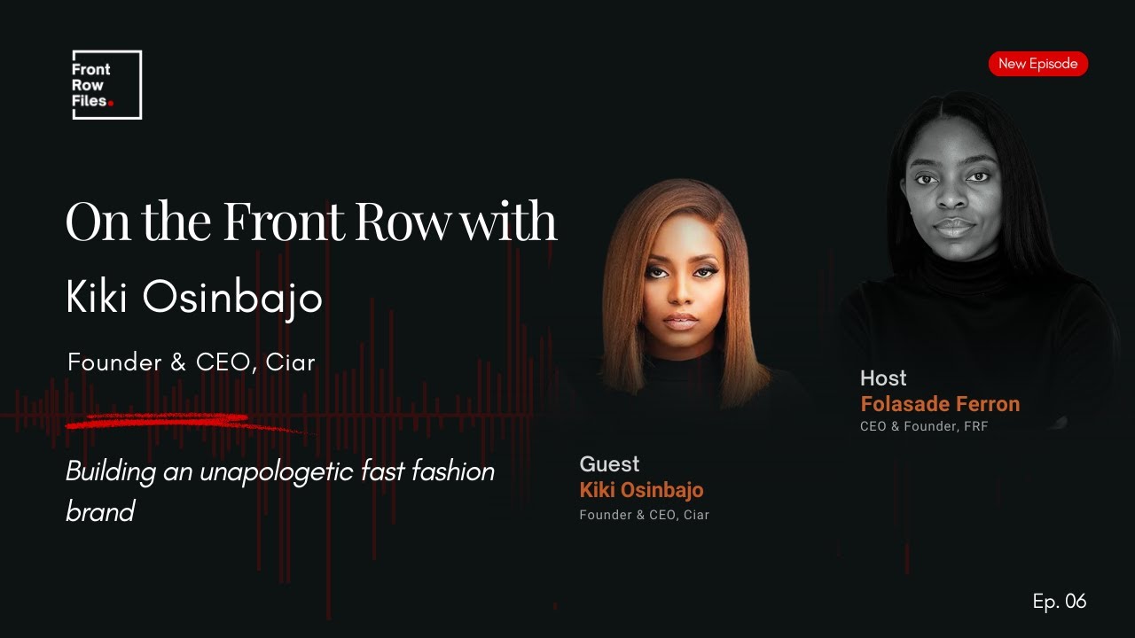 On The Front Row With Kiki Osinbajo