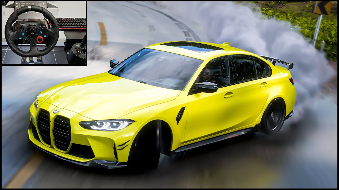 BMW M3 COMPETITION 2021 - Drifting - Forza Horizon 5 - (Steering Wheel + Shifter) Gameplay