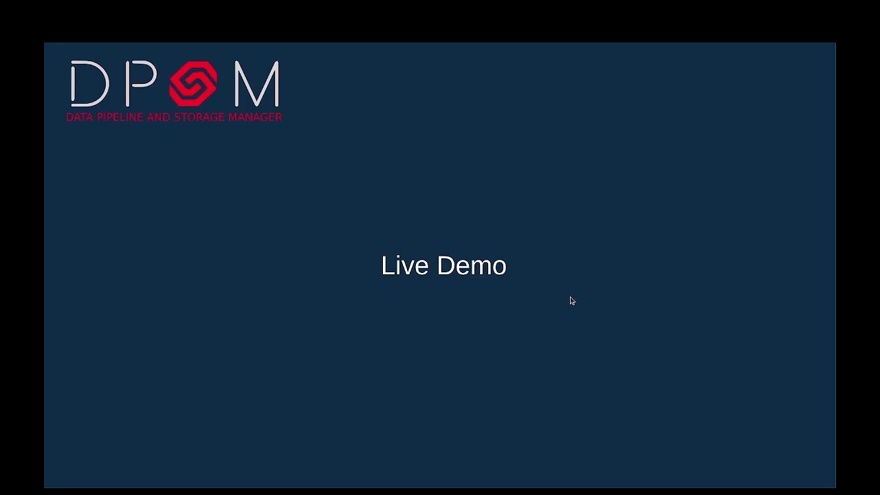 Data Pipeline and Storage Management (AMOS Demo Video)