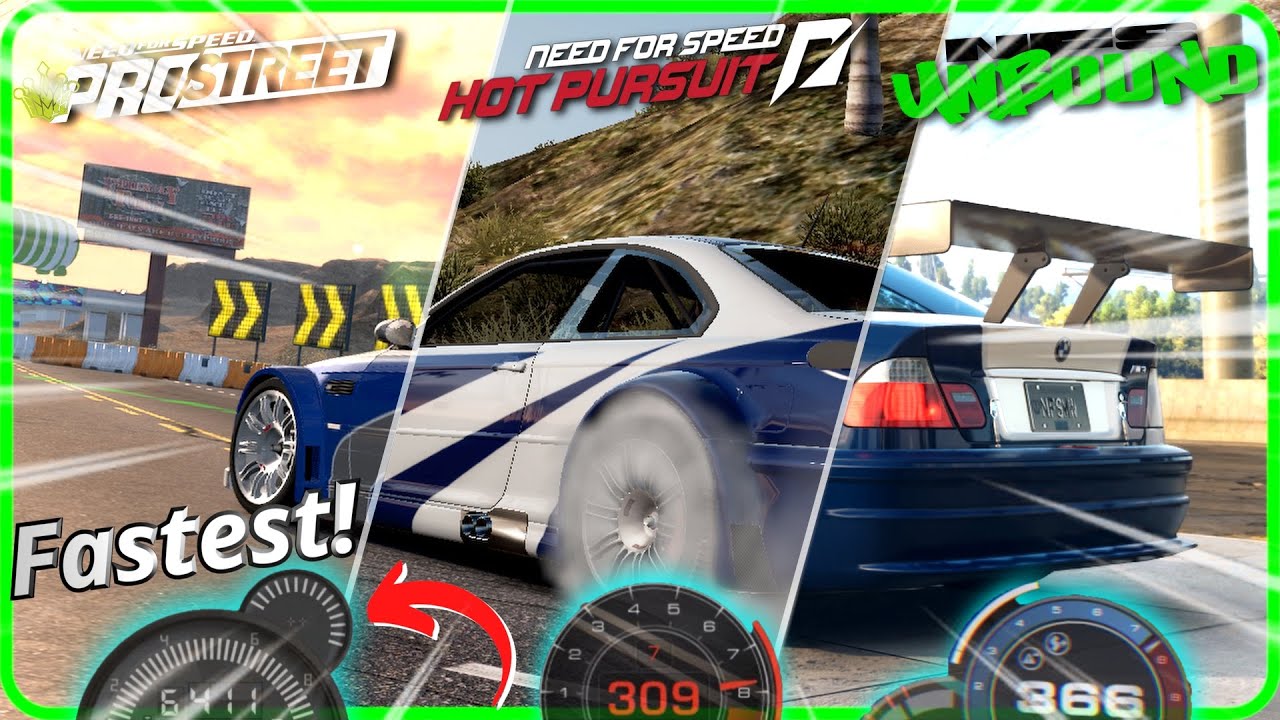 In Which NFS M3 GTR has the highest speed (2004-2022)