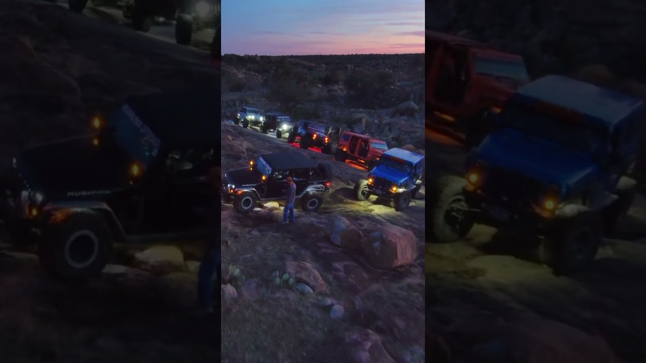 Jeeps at Wolf Caves Outdoor Park with Krawl 1960