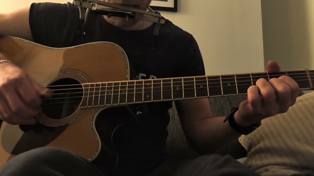 Om du lämna mig nu- Gitarr och munspel