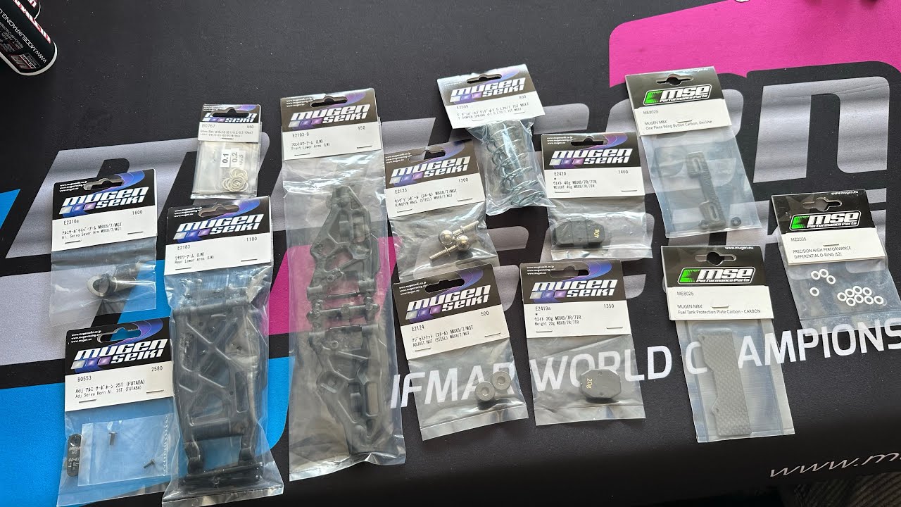 Product presentation by Abdullah Kilic (Mugen Seiki parts)