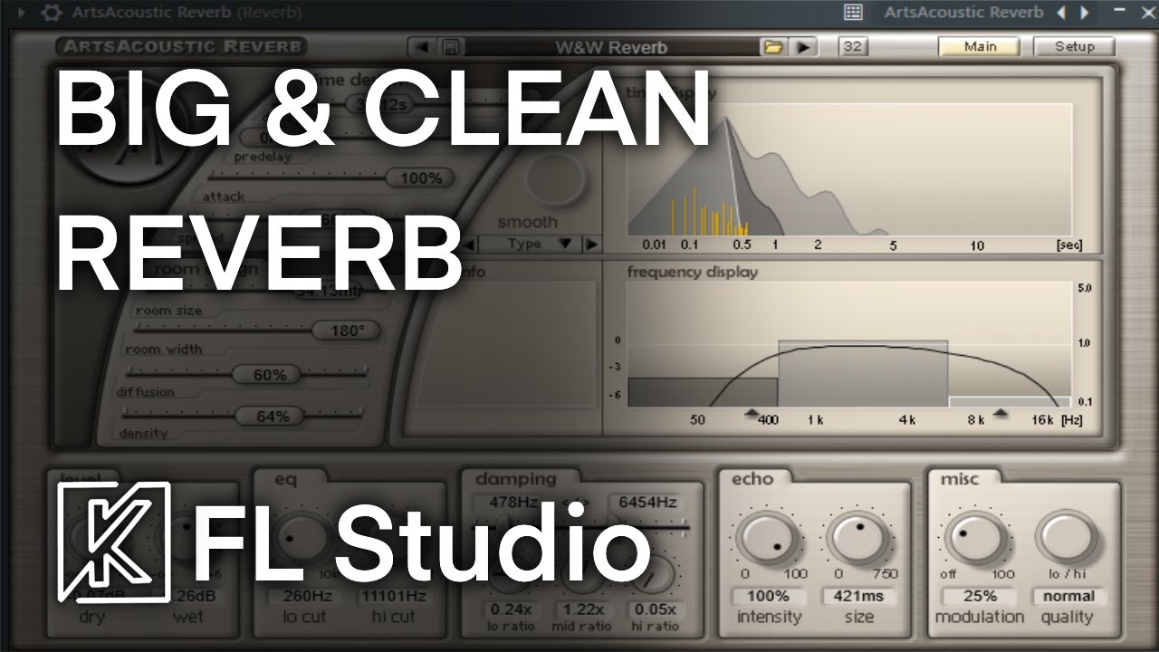 How to make your reverb sound BIG and clean (Big Room FL Studio Tutorial)