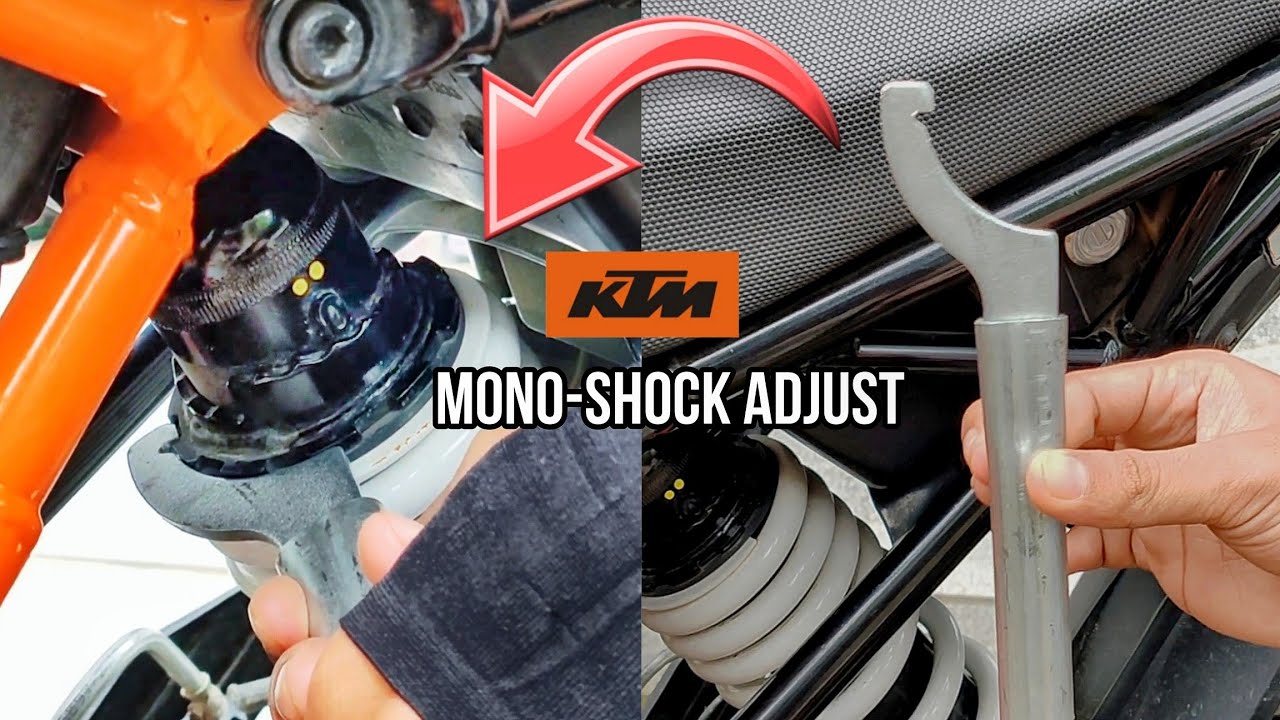 How to Adjust KTM duke Rear Monoshock Suspension