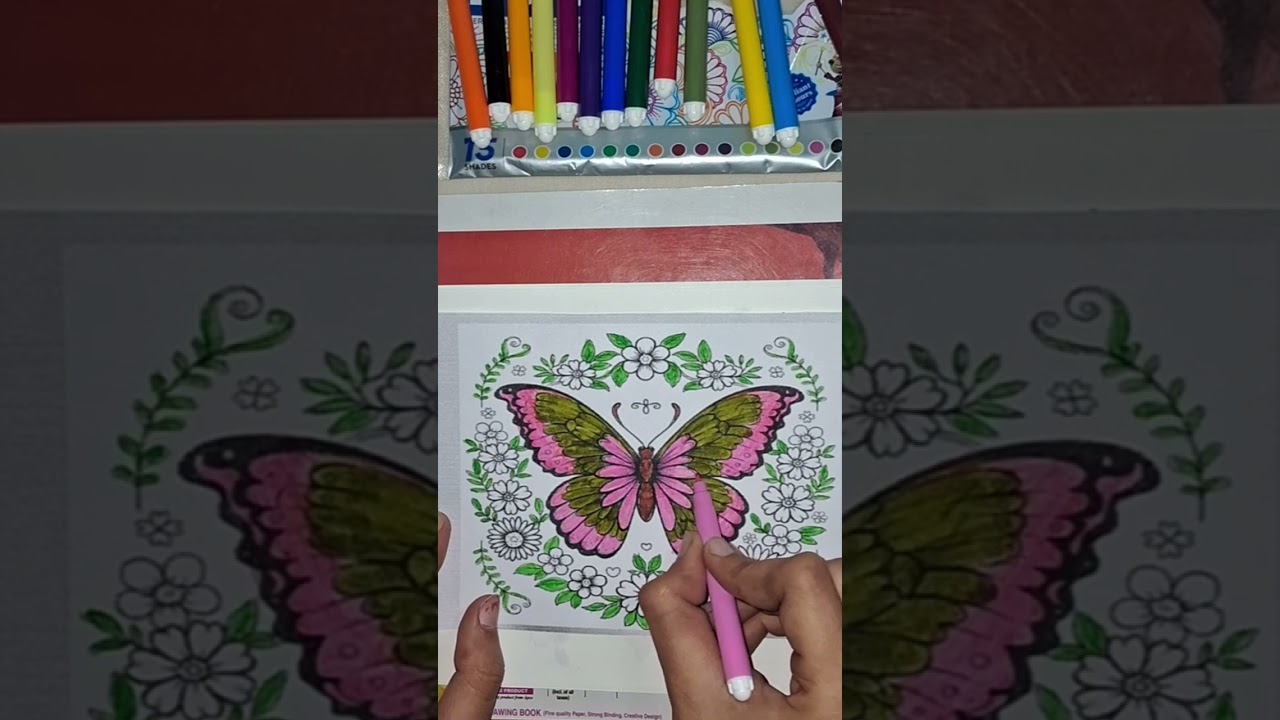 Day 8/30 satisfying colouring videos 