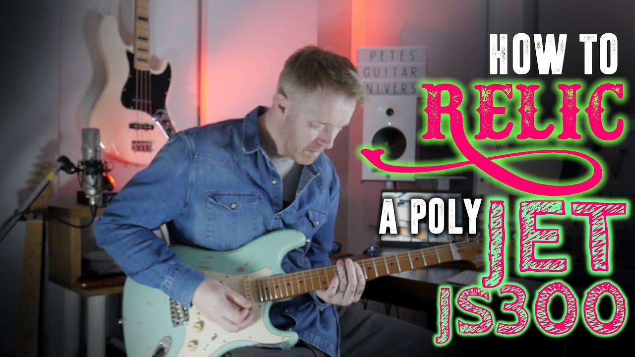Демонстрация гитары JET JS300 Strat и как воссоздать полиэфирную отделку