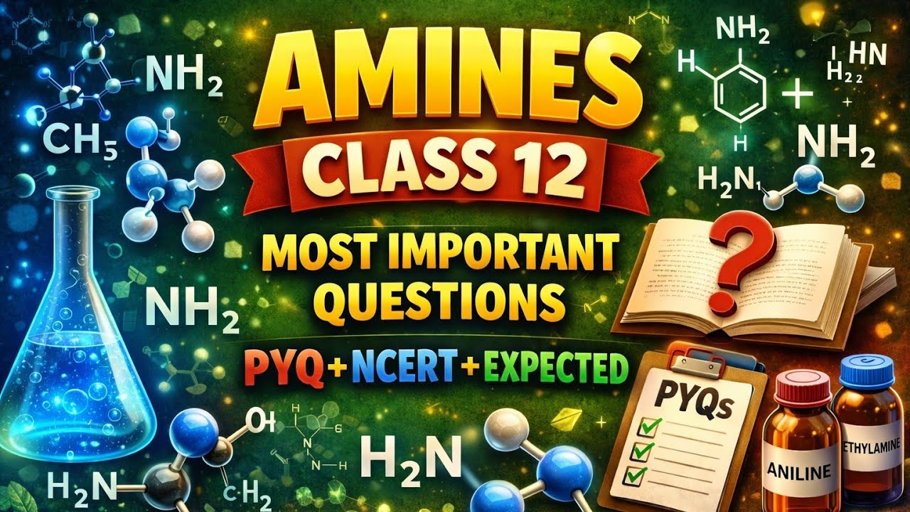 Amines most important questions class 12 🔥🔥