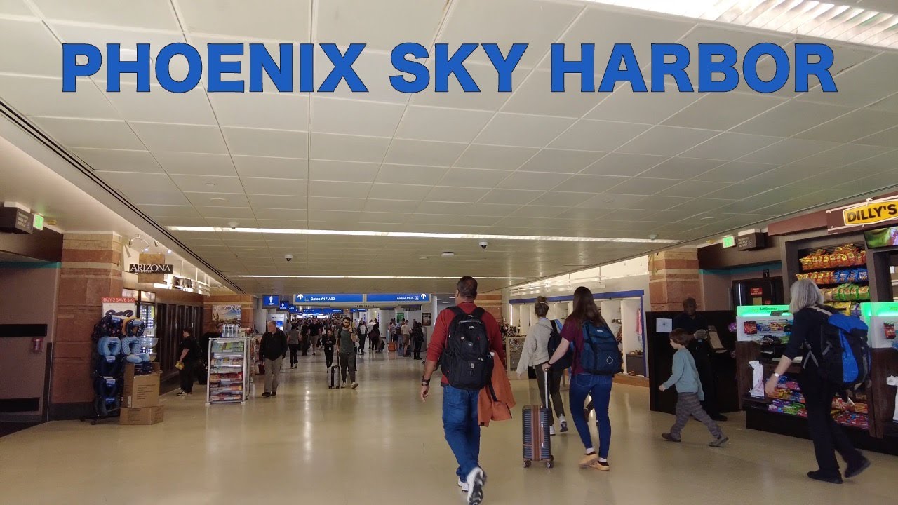 Phoenix Sky Harbor Airport - Terminal 4 - Walking Tour
