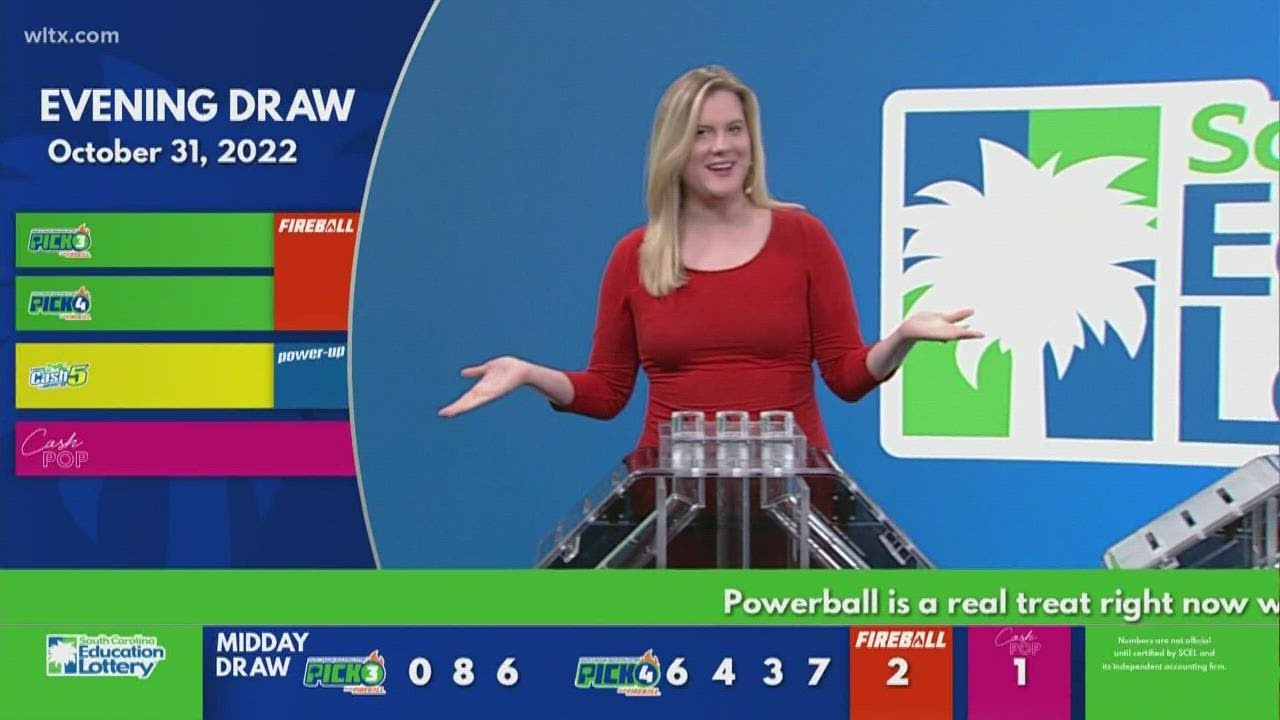 Evening SC lottery results for October 31, 2022