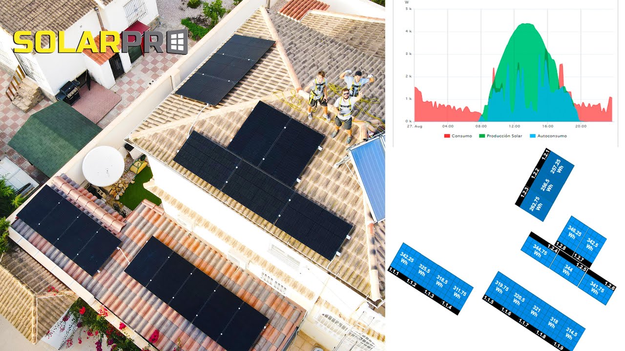La MEJOR INSTALACION SOLAR para AUTOCONSUMO con BATERIA SOLAREDGE ENERGY BANK y OPTIMIZADORES