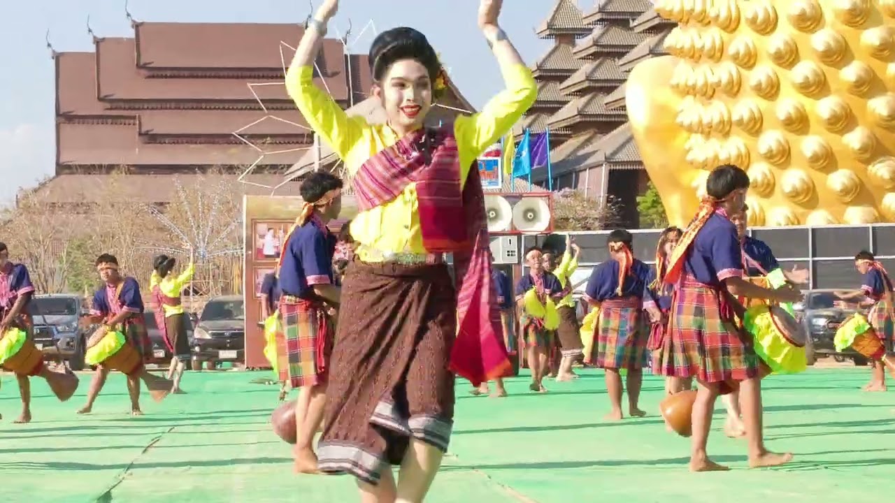 งานแข่งกลองยาวประยุกต์ ณ วัดวังน้ำเย็น อันดับ4ทีมดินดำกังวานศิลป์ พร้อมเงินรางวัล50,000บาท
