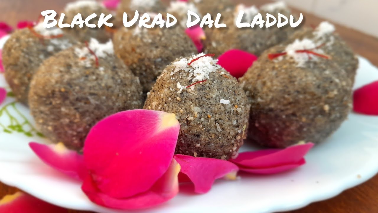 கருப்பு உளுந்து லட்டுBlack Urad Dal Laddu 💪A traditional healthy sweet packed with iron & strength ✨