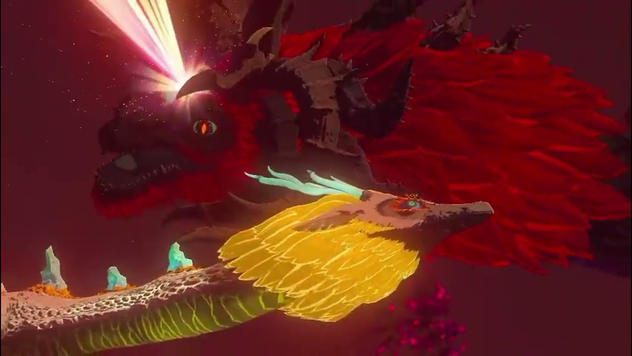 Demon Dragon and saving princess Zelda TOTK