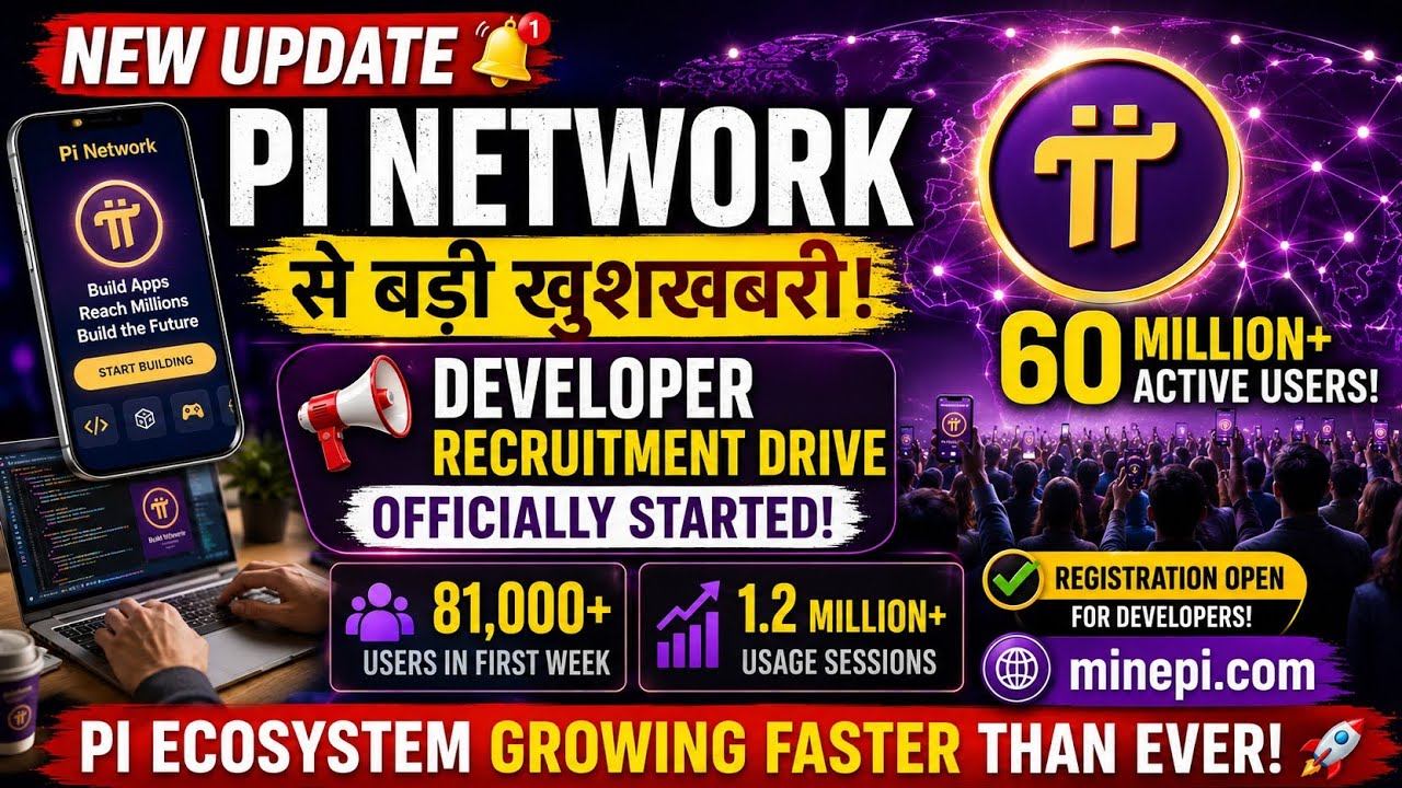 🔥Pi Network New Update Today | Official Big Announcement | 60 Million+ Users PiNetwork News@pibren