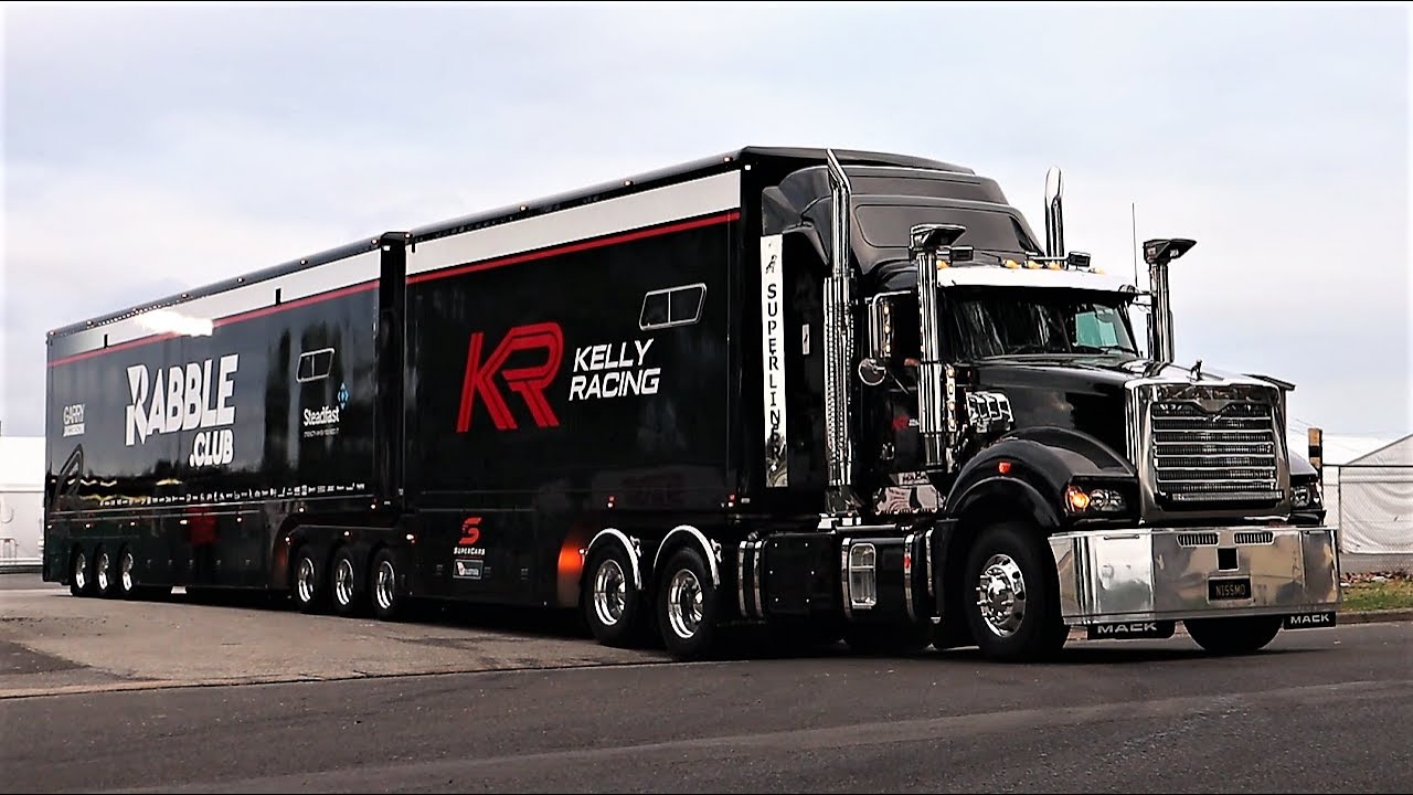 685bhp Mack Super-Liners haul Kelly Grove Racing's equipment