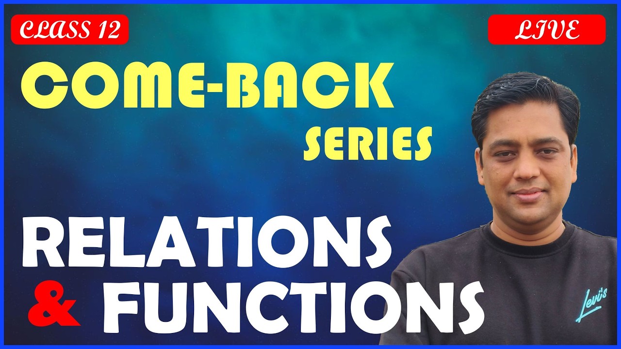 NCERT REVISION |Relation & Function | Clas 12 | Maths
