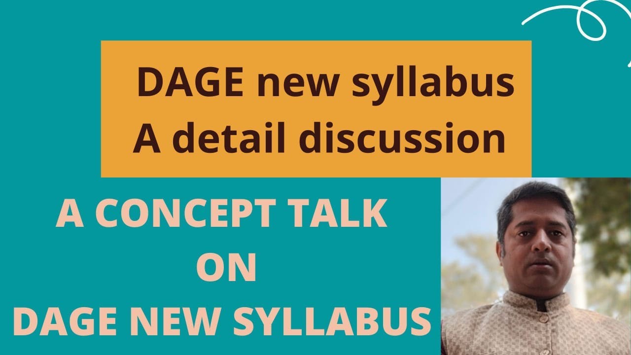 DAGE (Divisional Accountant Grade Exam) New Syllabus. Detailed Discussion
