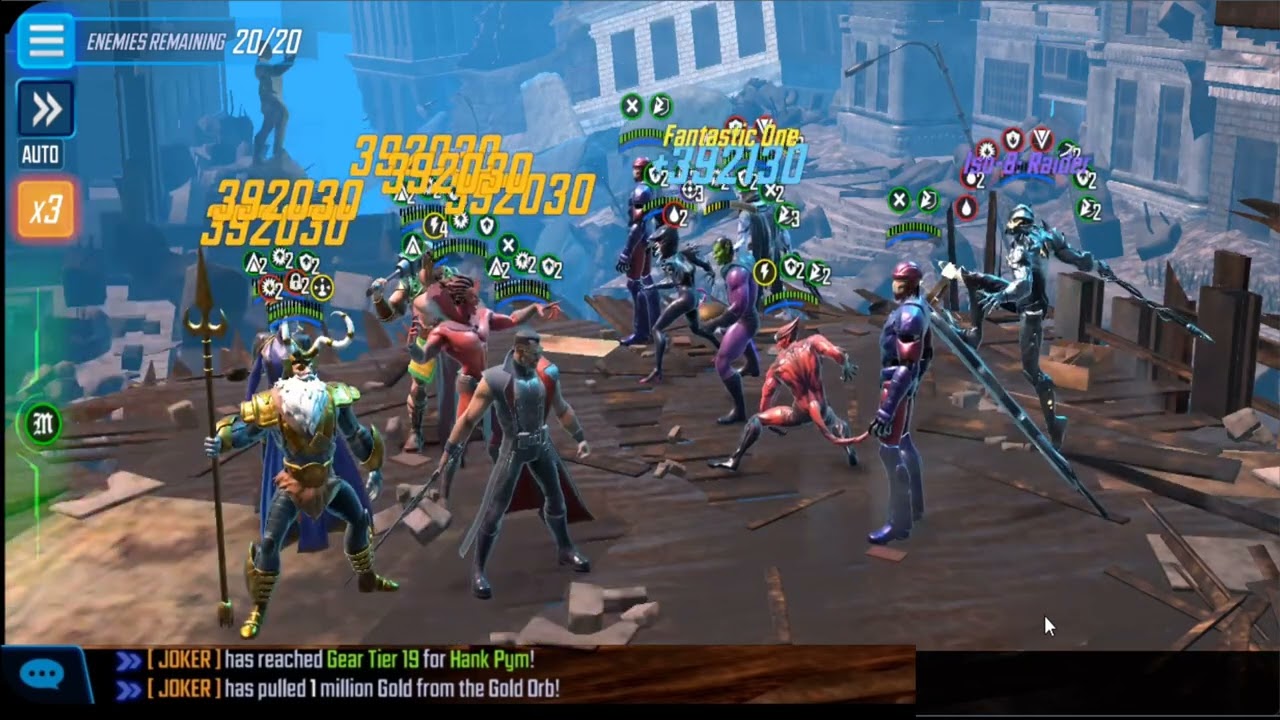 Marvel Strike Force: Xavier Saga - Nimrod Xtreme