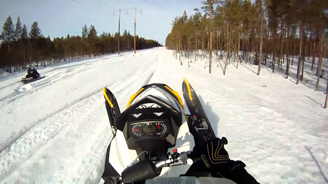 Ski-Doo X-RS 800 E-TEC In Wheelieland Sweden Pitea