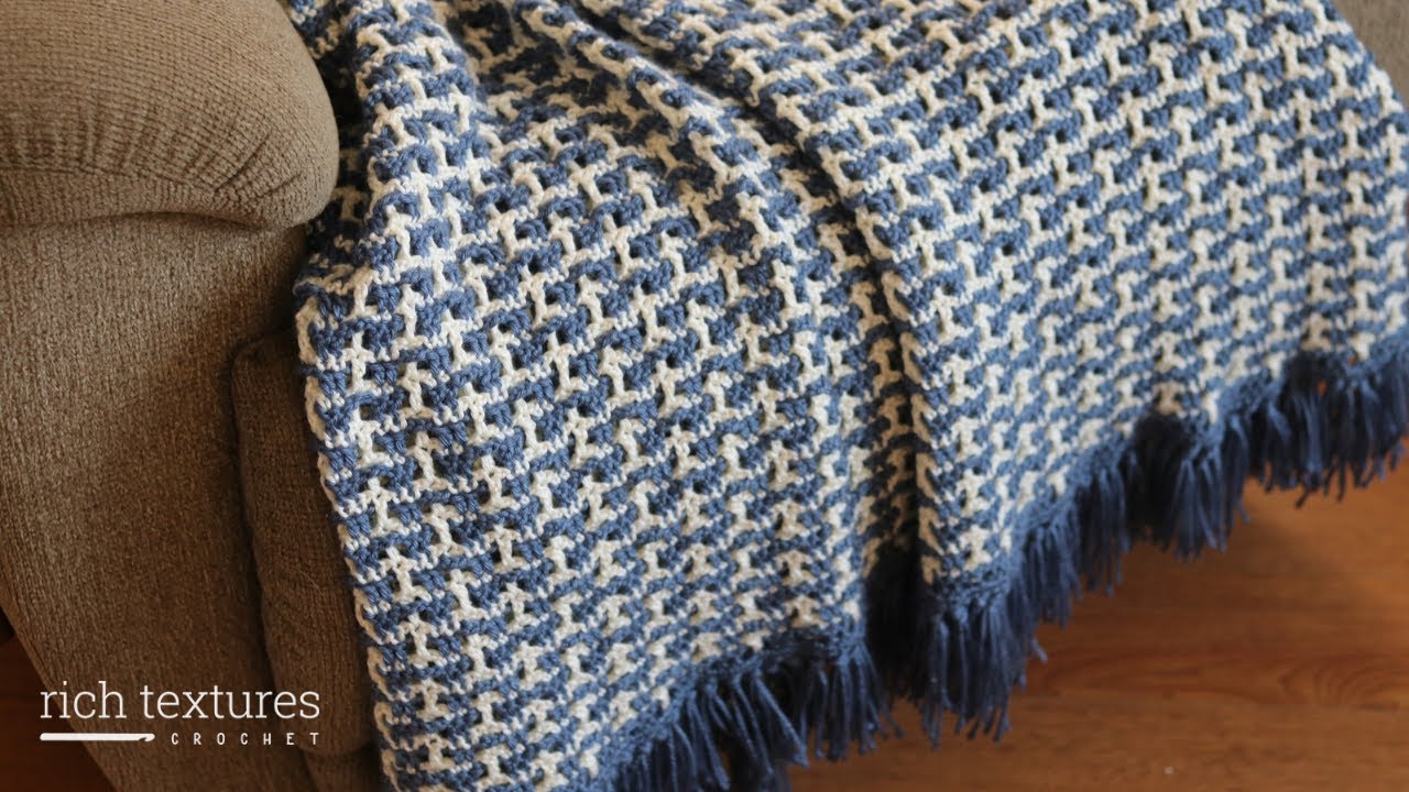 Open Weave Blanket Crochet Pattern