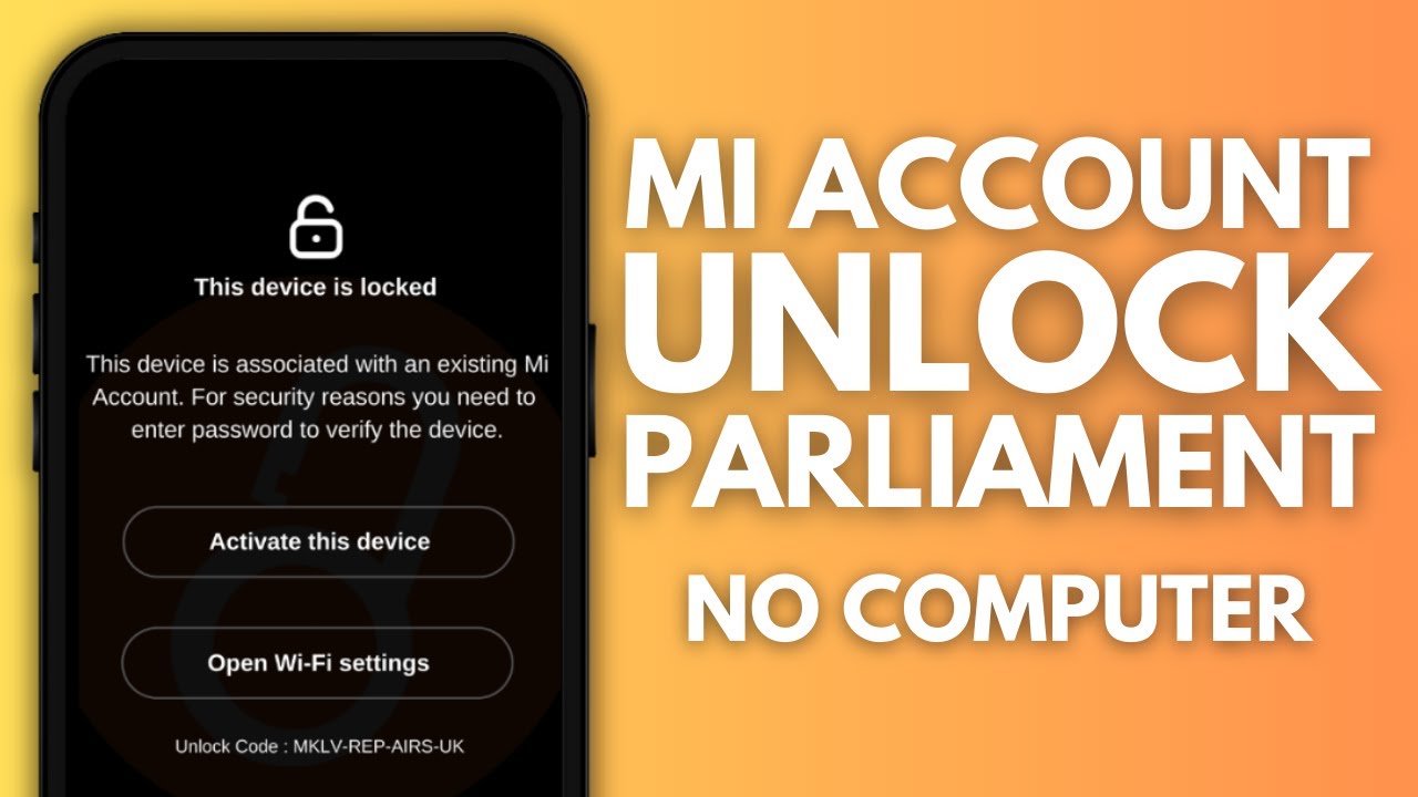 Xiaomi MI Account Remove Bypass Permanent 