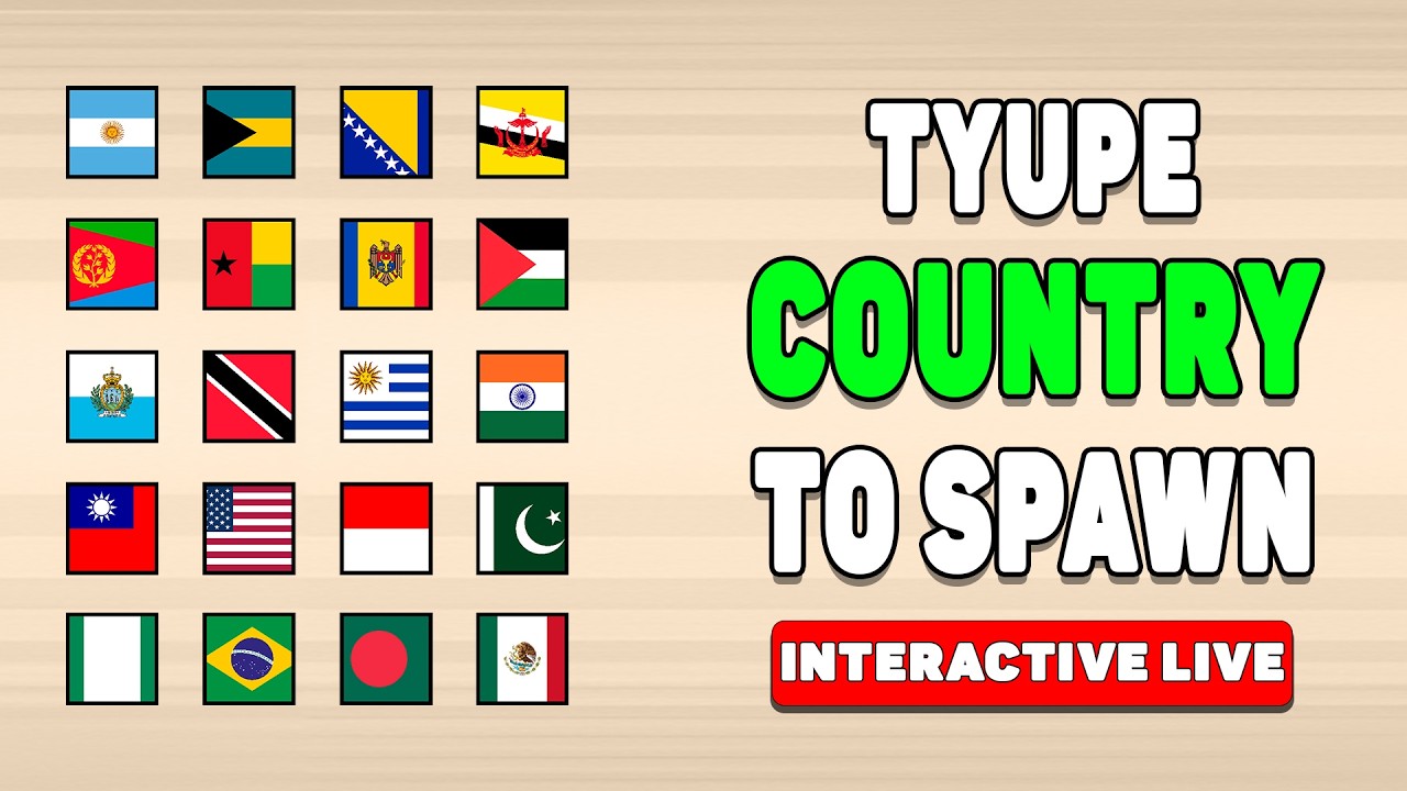 Country Flags Battle - Type Your Country | Learn Geography🌍24.02.2026