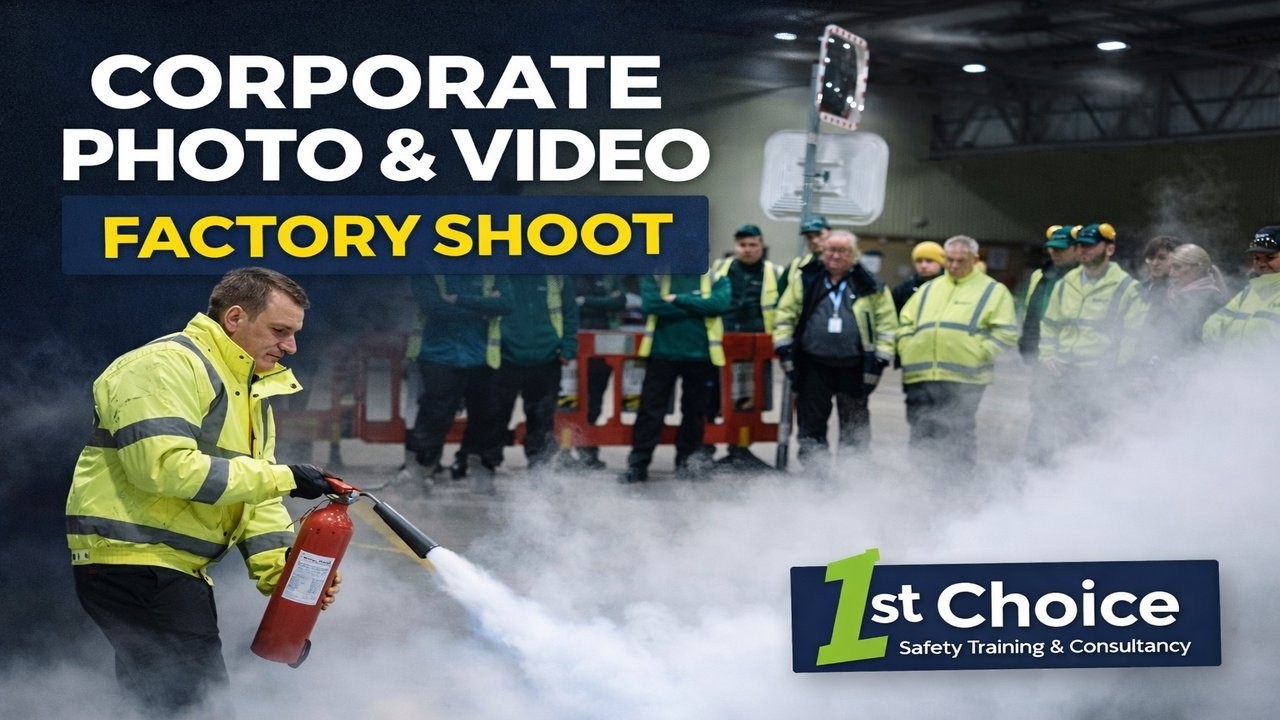 Corporate Photography & Video at Carlsberg Britvic | 1st Choice Safety Training Factory Shoot