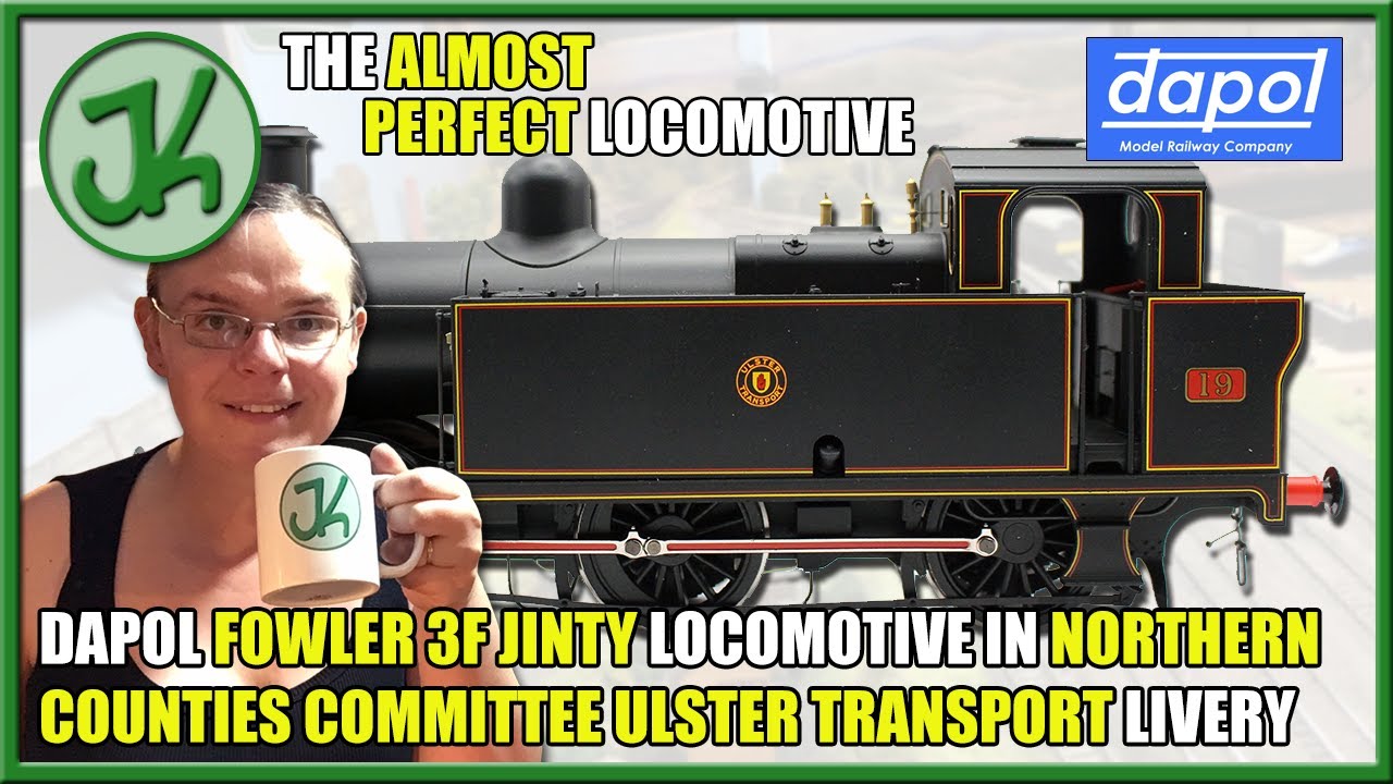 A Near Perfect Model! Dapol Fowler 3F Jinty Locomotive in Northern Counties Committee Ulster Livery