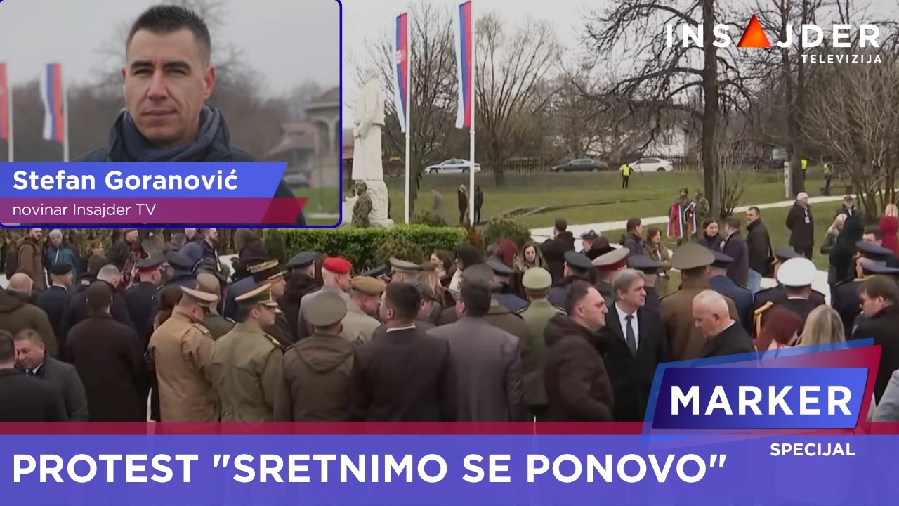 U Orašcu počelo okupljanje građana koji dočekuju kolonu iz Kragujevca