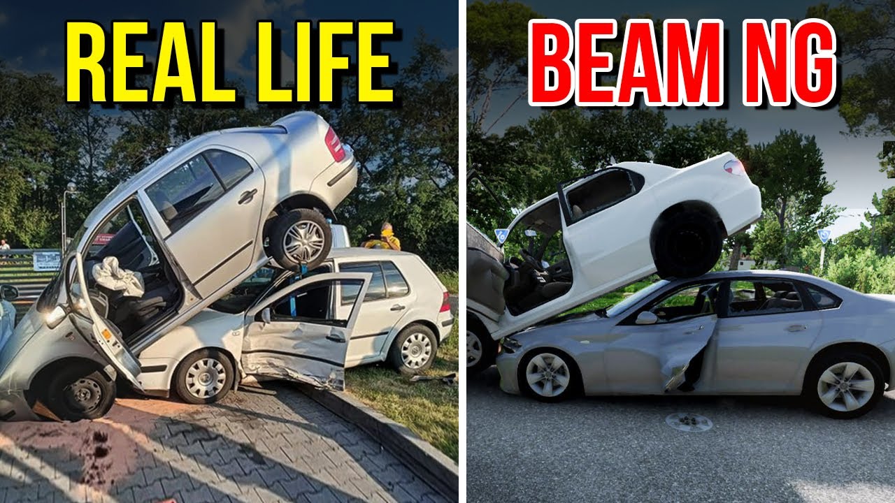 Accidents Based on Real Life Incidents | Compilation 3 | BeamNG.drive Car Crashes