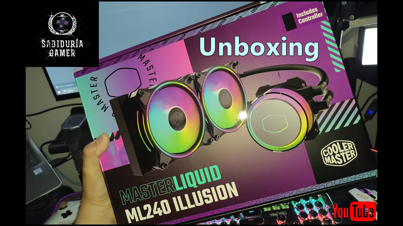 quieres darle un Toque PRO a tu PC GAMER??? / 🔥 MASTERLIQUID ML240 ILLUSION 🔥 / Full RGB / Uboxing
