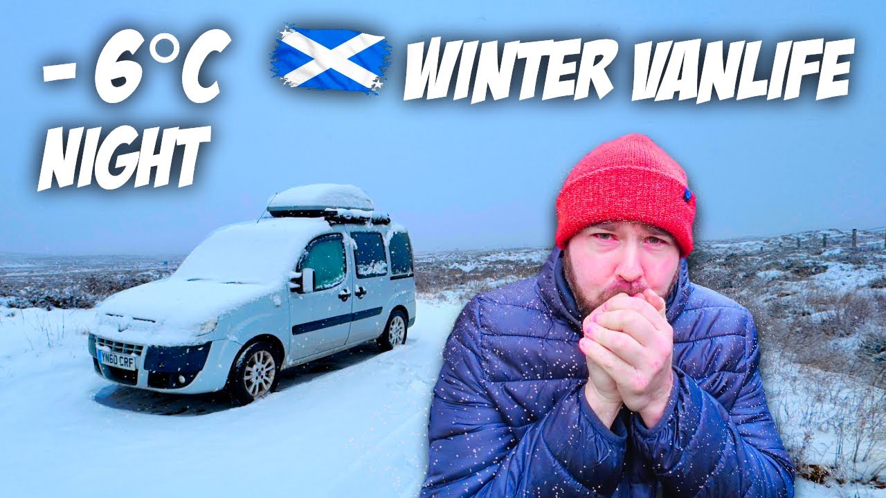 I Slept in my Camper van in Glencoe at  -6°C… This Was INSANE!