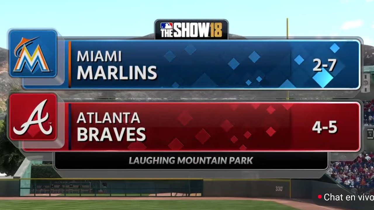 MLB Spring Training 2022 Marlins vs Braves (PS4)