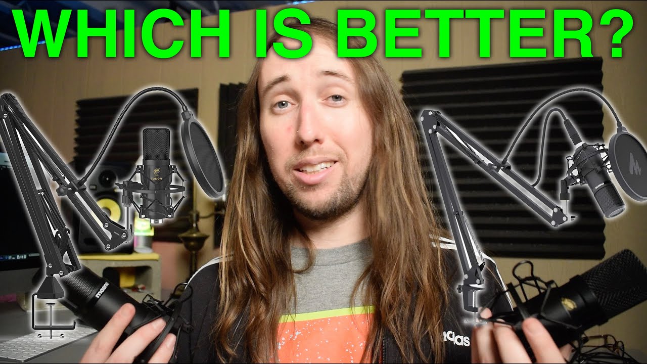 TONOR TC20 vs MAONO AU-PM320S | XLR Condenser Microphone Kit Review and Comparison