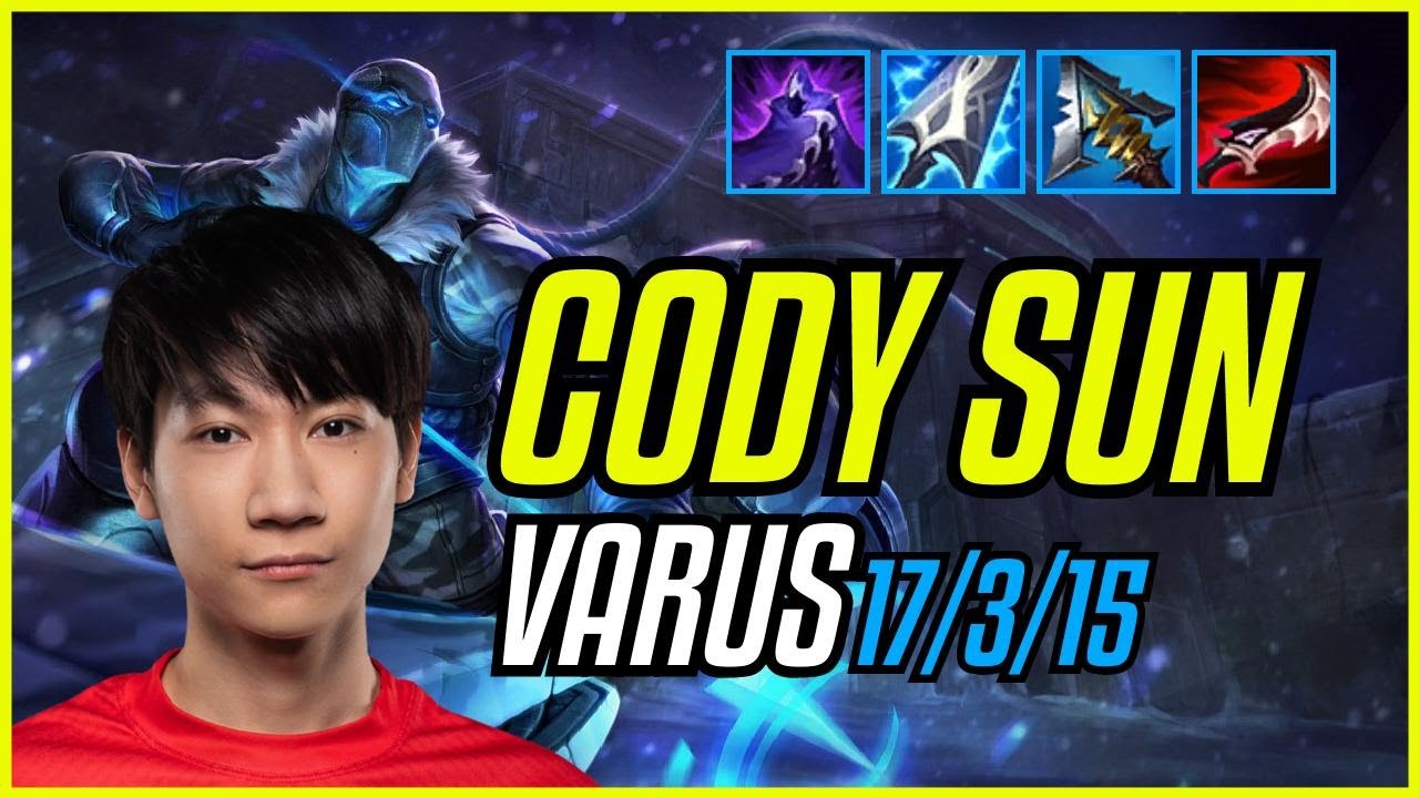 CODY SUN - VARUS vs DRAVEN ADC - NA CHALLENGER - PATCH 11.9