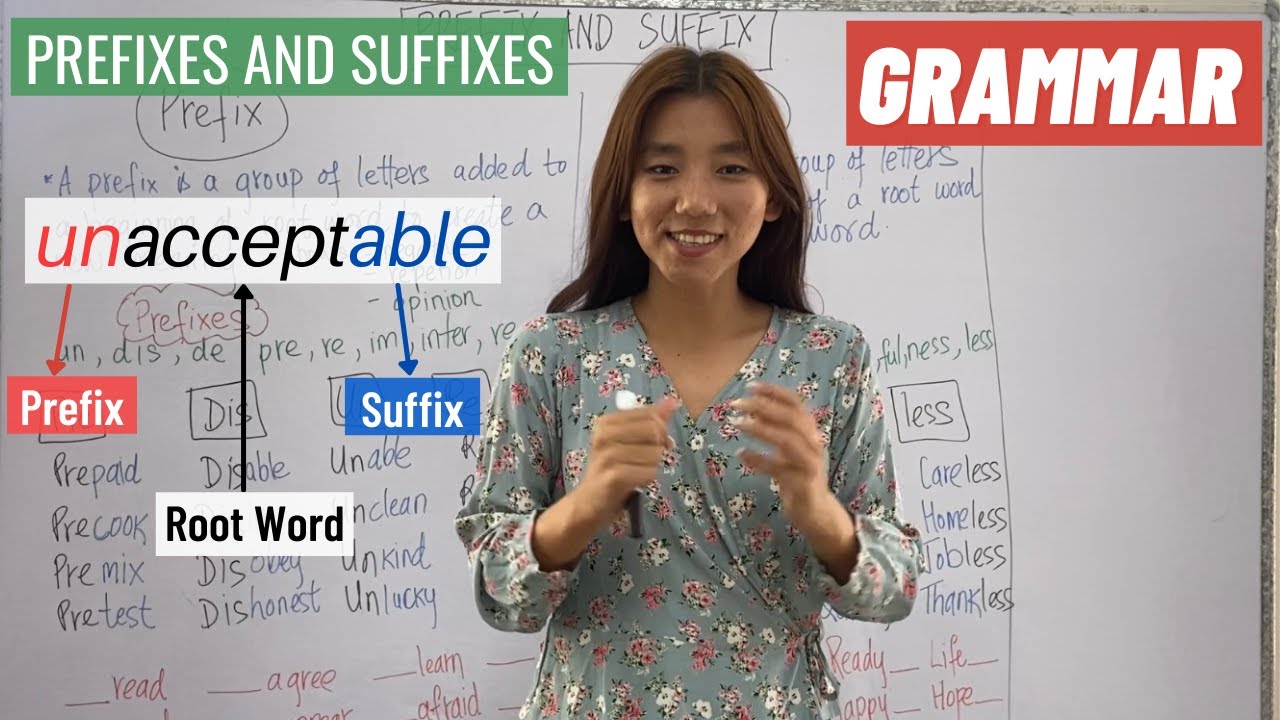 PREFIXES AND SUFFIXES ཟེར་ན་གང་རེད། BASIC ENGLISH GRAMMAR | བོད་སྐད་ཐོག་ནས་དབྱིན་ཡིག་སྦྱོང་བ།