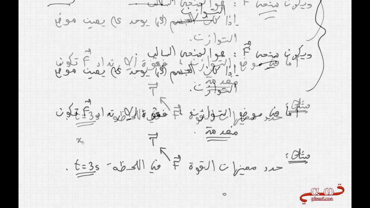 الميكانيك [ جزء 13 ] النابض ( حصة 3 ) مميزات قوة الإرتداد وحساب السرعة