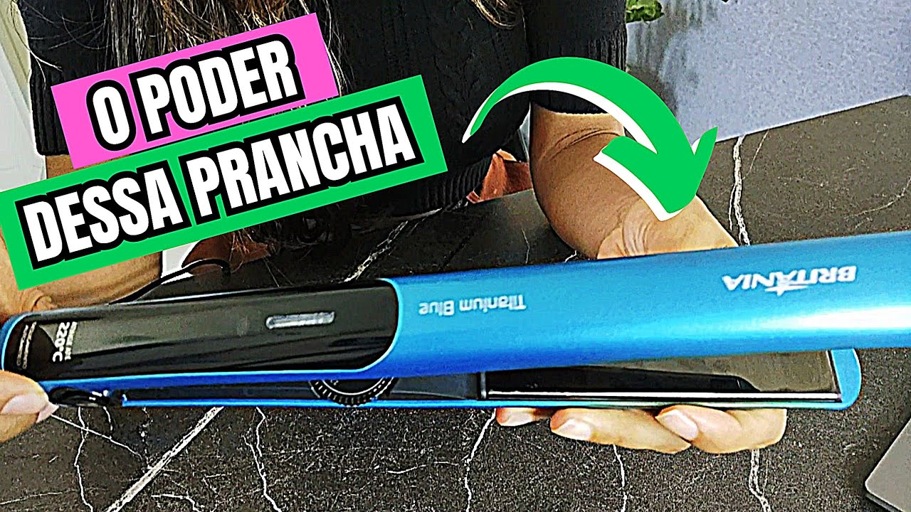 CHAPINHA TITANIUM BLUE - Prancha Britânia Vale a Pena?