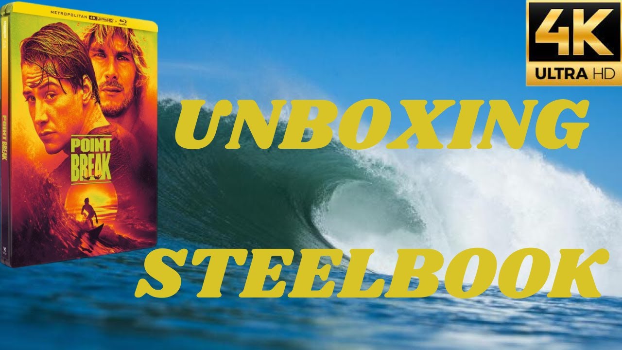 136 - POINT BREAK STEELBOOK 4K UHD BLU-RAY UNBOXING