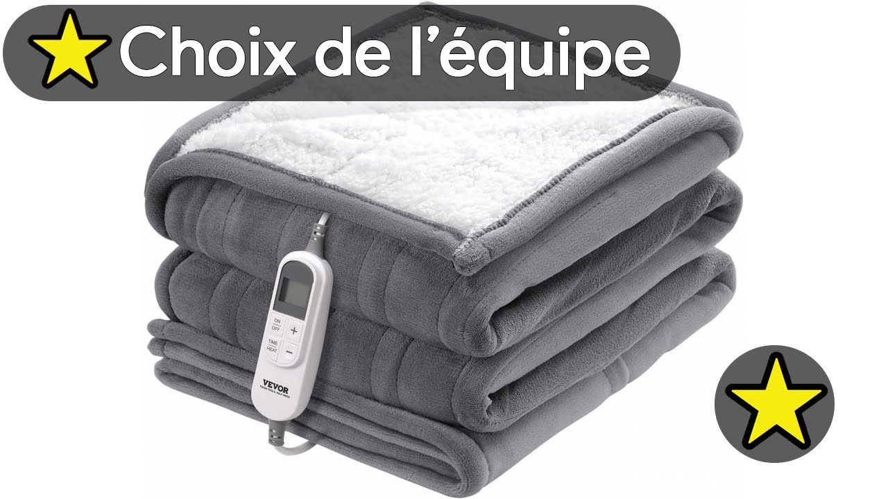 ❤️ TOP 3 COUVERTURE CHAUFFANTE 2 PLACES 2025 🛏️