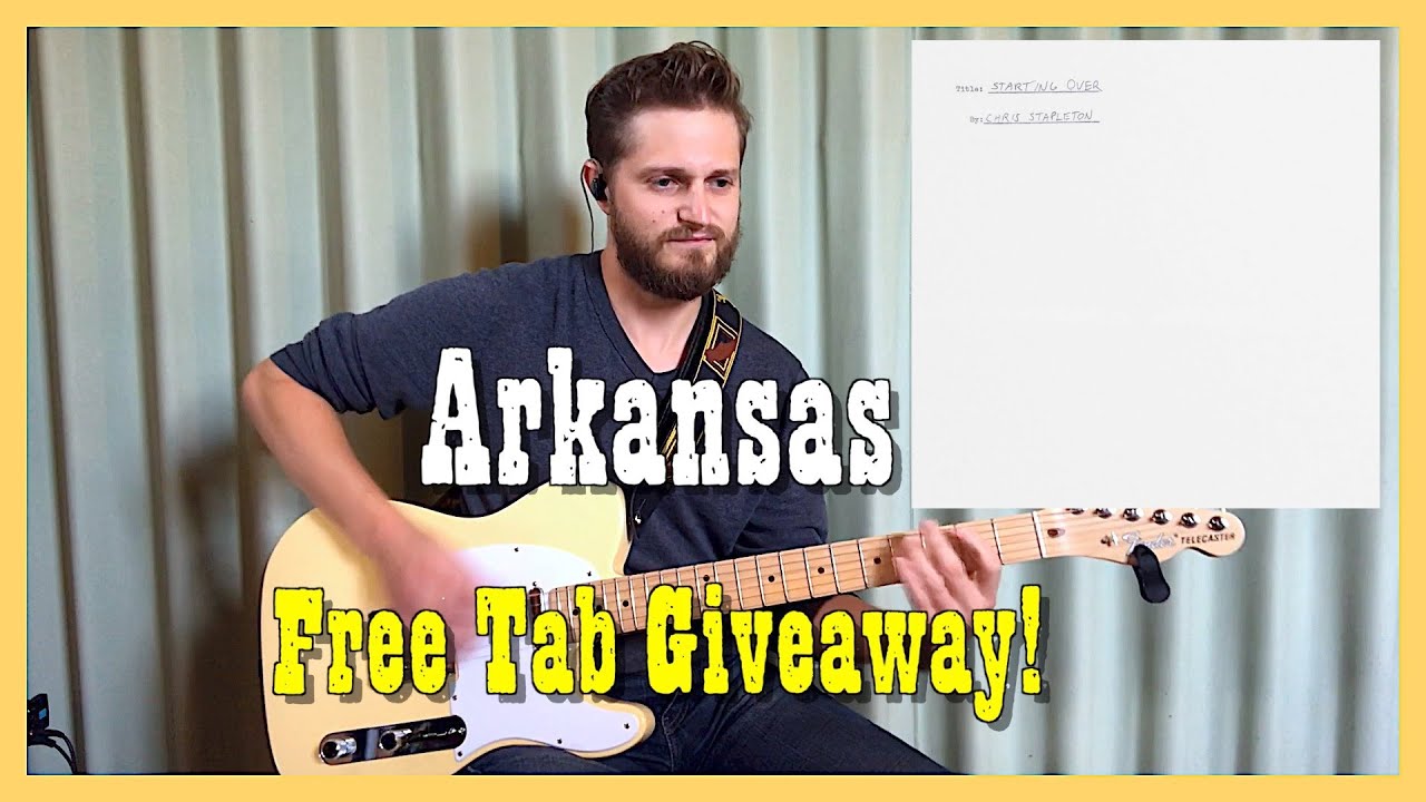 ARKANSAS - CHRIS STAPLETON | FREE TABS | GUITAR COVER